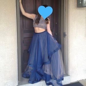 Two Piece Prom Dress